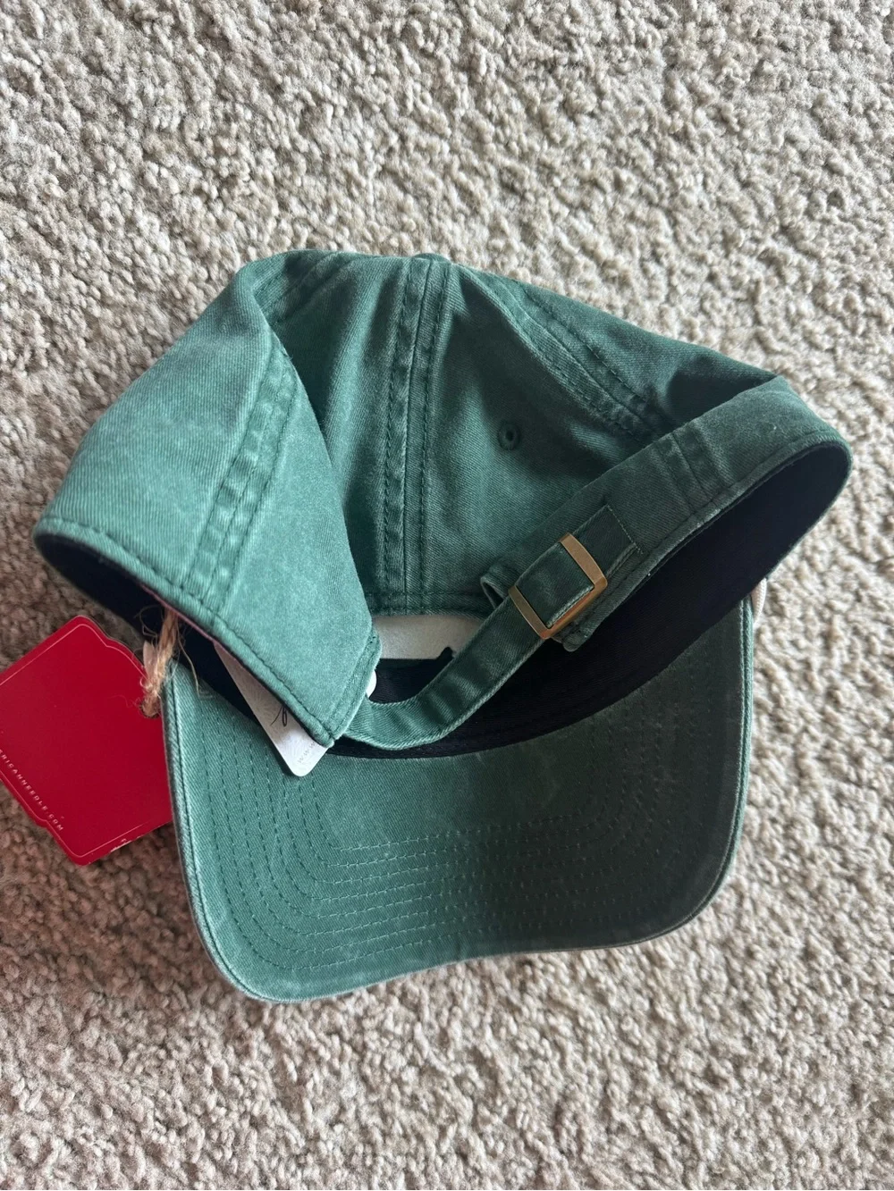 American Needle Green Baseball Cap with White Undervisor